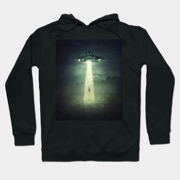 UFO Abduction Hoodie by psychoshadow